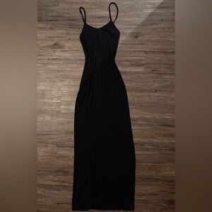 Boohoo Classic Black Maxi Dress